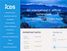 Tablet Screenshot of icds.si
